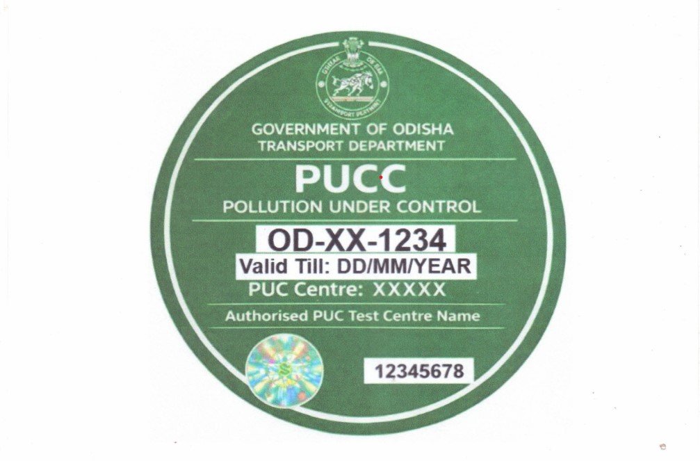PUCC Green Sticker in Odisha