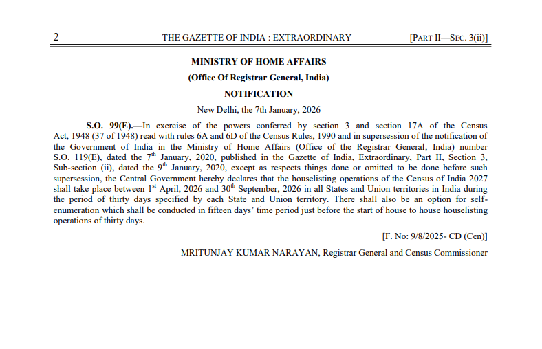 Census of India 2027