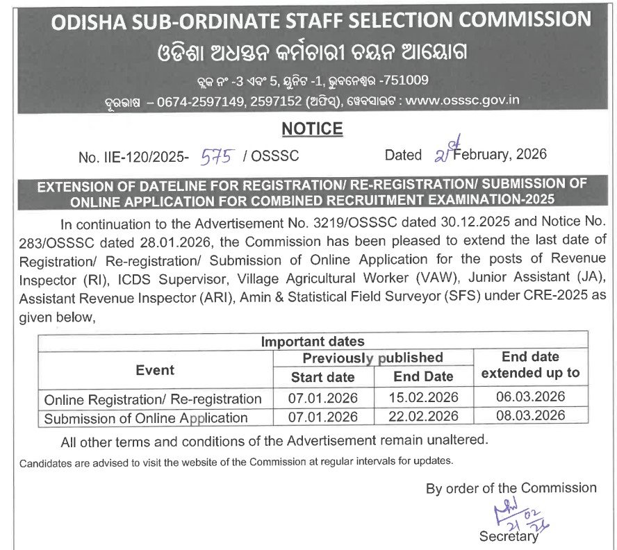 osssc RI,AMIN 2026